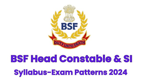 BSF Head Constable syllabus 